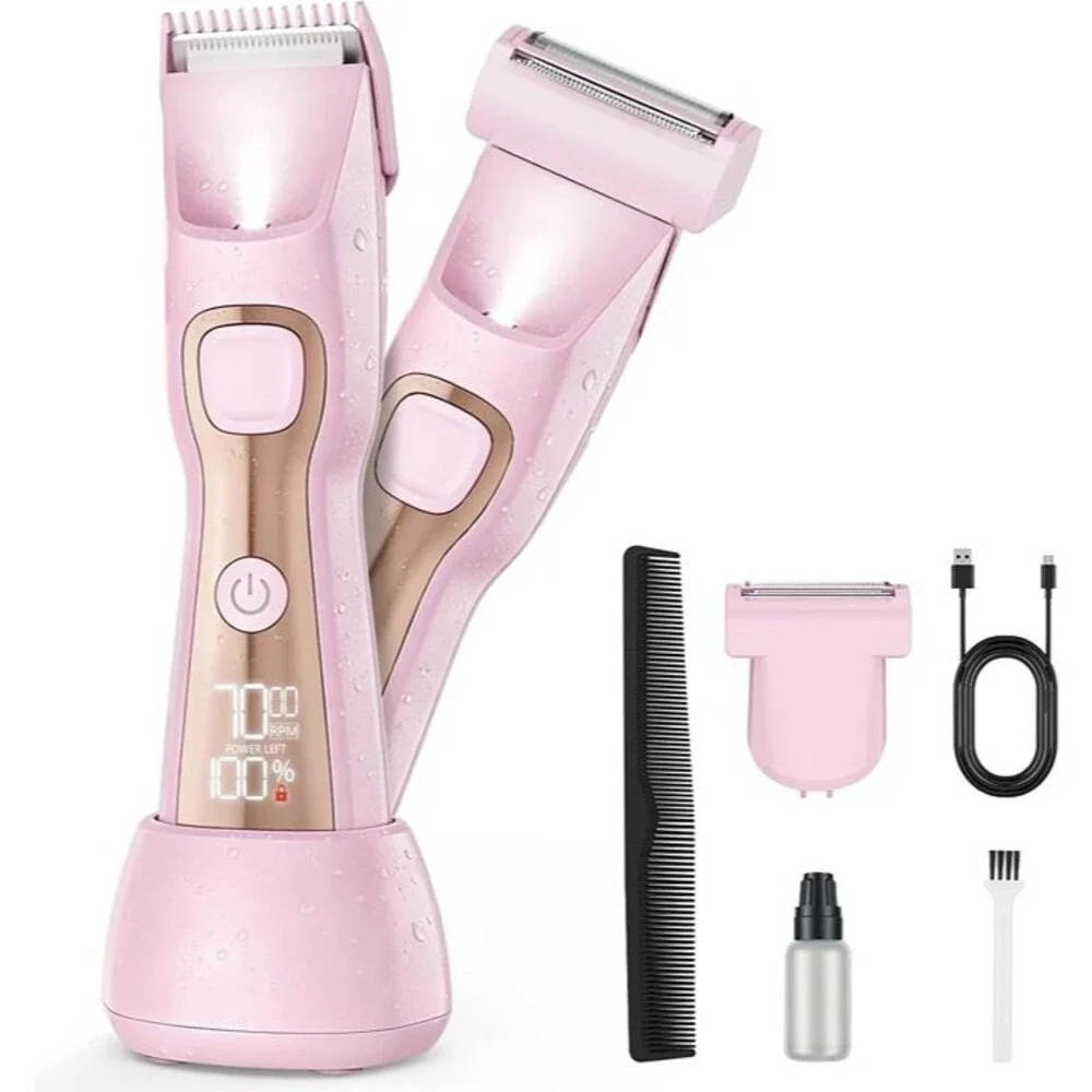 Bikini Trimmer for Women Dual Head Electric Razors
